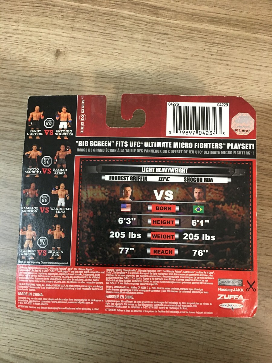 UFC Ultimate Fighting 2 Micro Figure Series 2 Forrest Griffin Vs