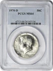 1970-D Kennedy Half Dollar MS64 PCGS