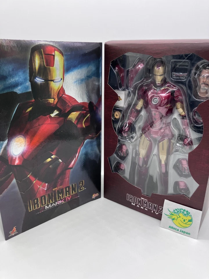 Hot Toys Modellino Iron Man 2 Mark IV 4 MMS 123 Tony Stark scala 1/6 12 pollici - Immagine 4 di 4