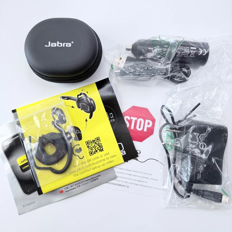 Jabra SUPREME UC MS Bluetooth Headset Active Noise Cancellation HD Voice Tech - Image 3 of 4