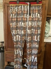 Vintage Peace Unltd. Pants Loyal Respect Revolution Designer Pants 2XL NWT