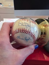 Baseball signed by Hall of Famers