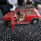 Vintage Dinky Toys / meccano RED Austin Mini Cooper Car - MTB 217F - RARE