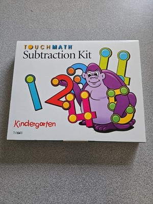 touch math subtraction kit kindergarden NIB
