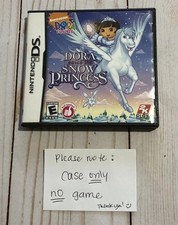 Nintendo DS Dora Explorer Saves the Snow Princess CASE ONLY No Game Cartridge 