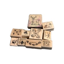 - Stampin' Up! retired wood stamp set Lot 1