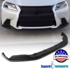 Fits 2013-2015 Lexus F Sport Gs350 G450h Front Bumper Lip Spoiler Black Pp Trim Fits 2013-2015 Lexus F Sport Gs350 G450h Front Bumper Lip Spoiler Black Pp Trim