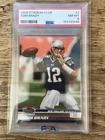 2008 Topps Stadium Club Football Tom Brady PSA 8 NM-MT #2
