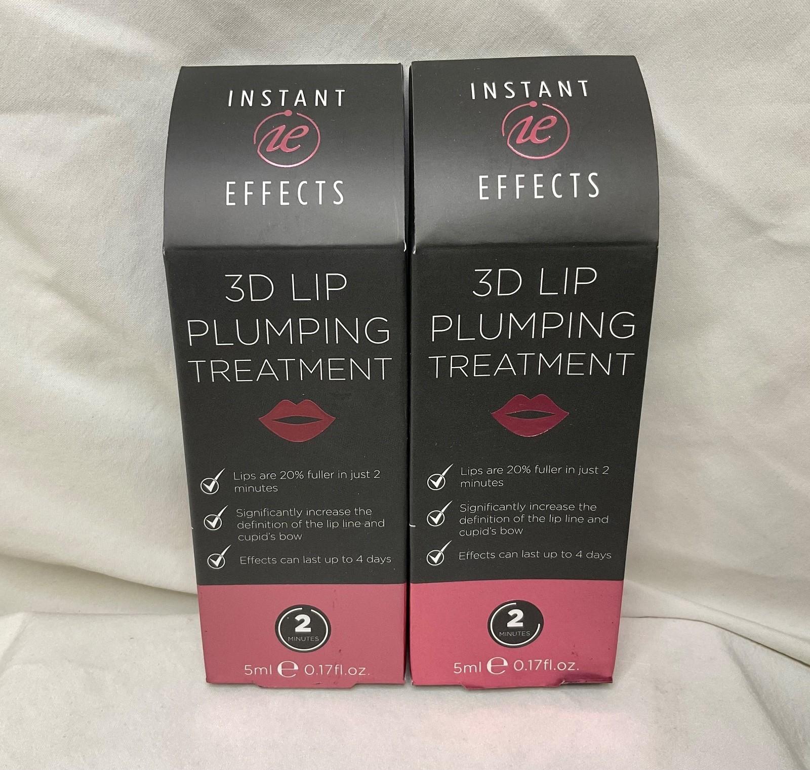 2X INSTANT EFFECTS 3D Lip Plumping Treatment 5 ml Lips Are 20% Fuller