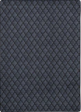 10x13 Milliken Blue Geometric Area Rug Essex II EMPIRE BLUE - Aprx 10 9 x 13 2
