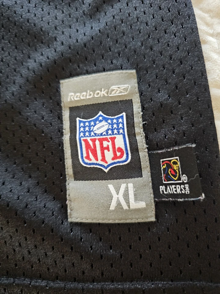 Camiseta de fútbol americano de la NFL Pittsburgh Steelers Reebok para hombre talla L Hines Ward #86 negra Foto 2 de 4