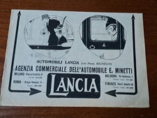 Pubblicità d'epoca Automobili Lancia