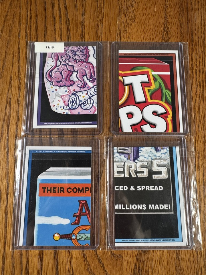 2015 Topps Wacky Packages David Gross Artist Autograph Lot 4 Konga ...