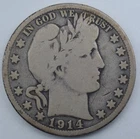 1914 50C Barber Half Dollar Ships Free! #254