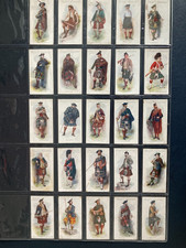 cigarette cards highland clans 1907 full set