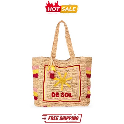 No Boundaries Women's De Sol Beach Tote Bag, Multi Del Sol