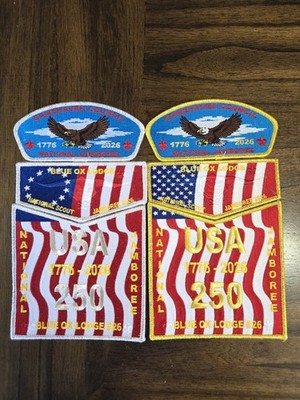 Boy Scout OA Blue Ox Lodge #26 Gamehaven Council 2026 National Jamboree Patch