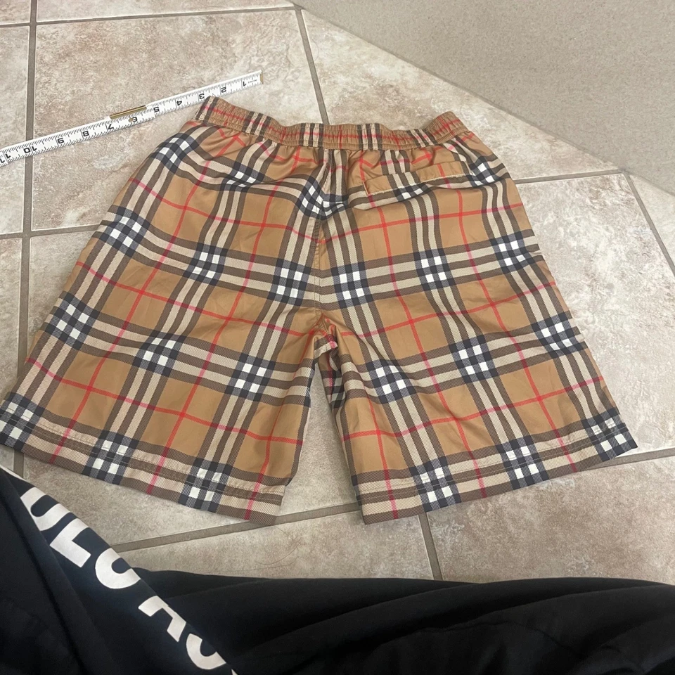 Burberry Childrens Swim Trunks Shorts boys Nova Check Print Size 10Y 140cm - Image 2 of 4