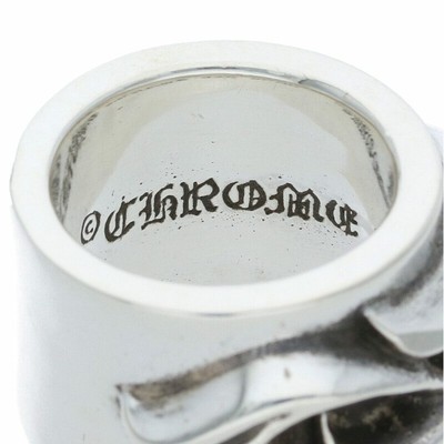 Chrome Hearts SINGLE WIDE VINE BAND SILVER RING MEN'S NO.9 Chrome Hearts SINGLE WIDE VINE BAND SILVER RING MEN'S NO.9
