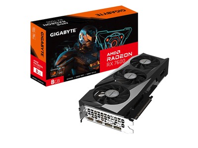 GV-R76GAMING OC-8GD Radeon RX 7600 Gaming OC 8G Graphics Card, 3X WINDFORCE F...