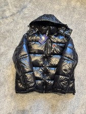 Ralph Lauren Black Glossy Puffer Jacket