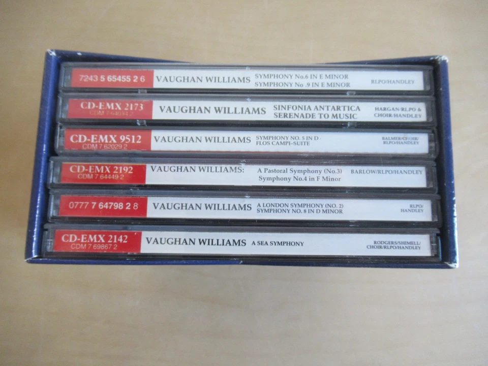 Vaughan Williams-The Nine Symphonies-Flos Campi Suite-Vernon Handley-6er CD Box - Bild 3 von 4