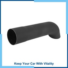 2.01 Inlet T304 Stainless Steel Turn Down Exhaust Tip 305 Mm Long Black