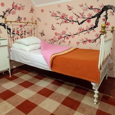 Living Room Bedroom Pink Blossom Tree Flower Wall Stickers Vinyl Art Decals