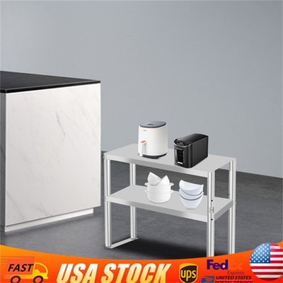 Stainless Steel Commercial Double Overshelf 12x 30 Inch for Prep Table Kitchen
