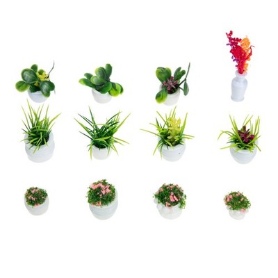 12 Pcs Mini-haus-ornament Mini-hausdekoration Gartenminiaturen Mini-Haus-