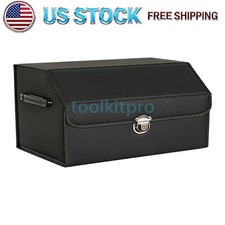Us Car Trunk Organizer 2 In 1 Leather Vehiclesuv Cargo Storage Box Wlid Us Car Trunk Organizer 2 In 1 Leather Vehiclesuv Cargo Storage Box Wlid