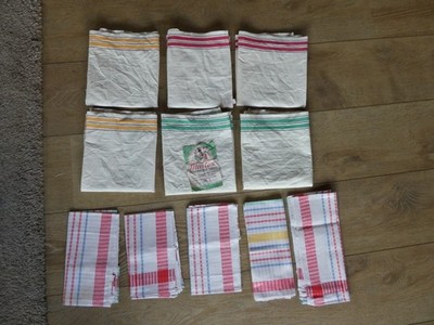 vintage Leinen Handtücher / Geschirrtücher 60er Jahre - Martex England