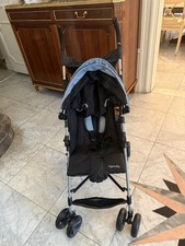 Ingenuity Single Standard Stroller Black/Light Blue Folding Canopy Cup Holder