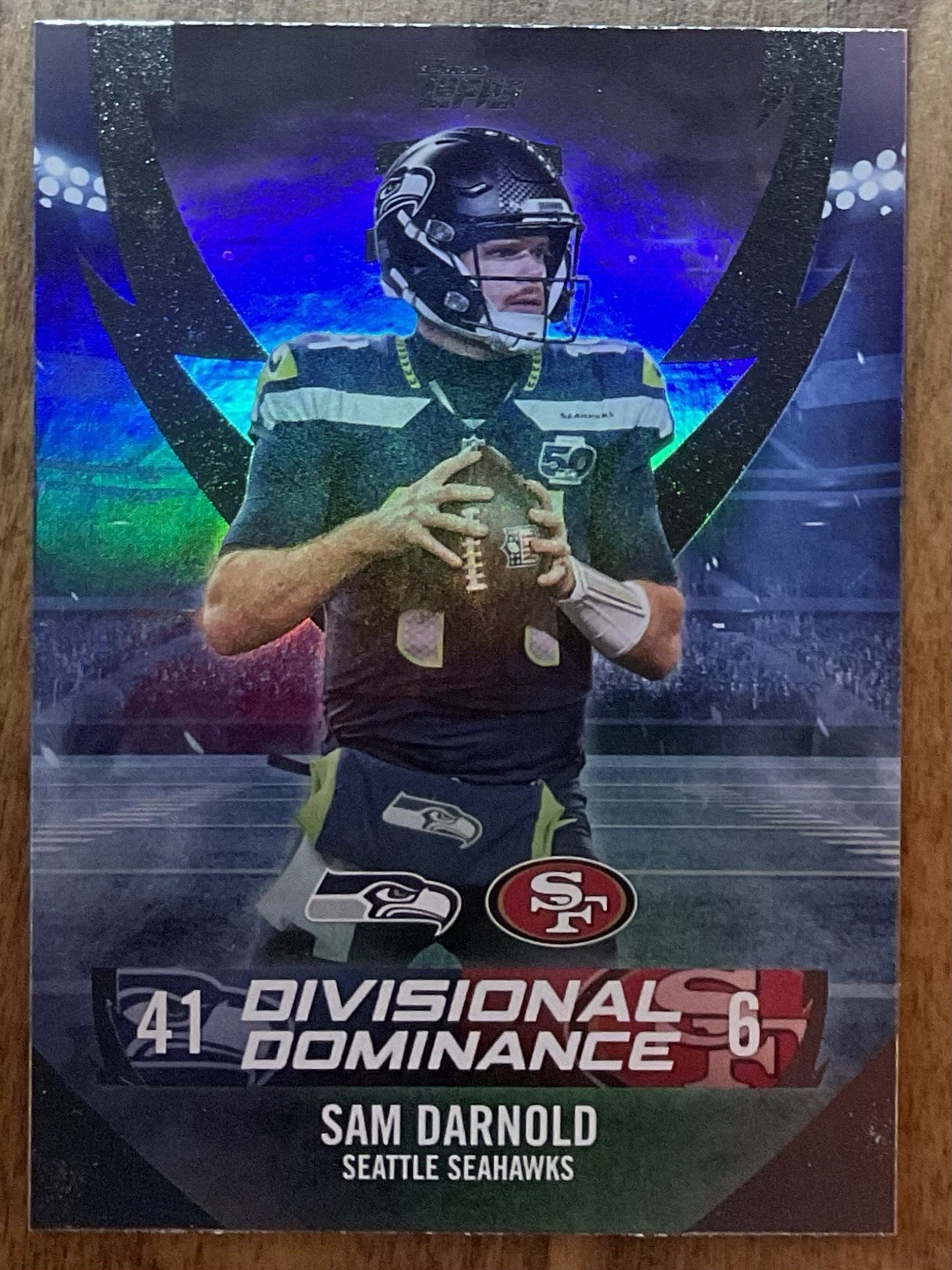 Topps 2026 Divisional Dominance Sam Darnold Seahawks DD-9