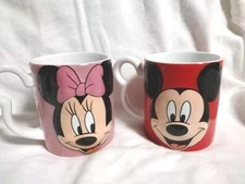 Disney Mickey & Minnie Mouse Monogram International 3D-10oz Mugs Free Shipping