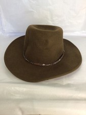 Stetson Mountain Sky Western Cowboy Hat Acorn Brown Size XL Fur Felt Hat