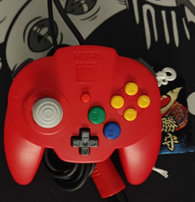 Nintendo 64 HORI PAD MINI N64 Original Officia Red Controller JAPAN USA SELLER