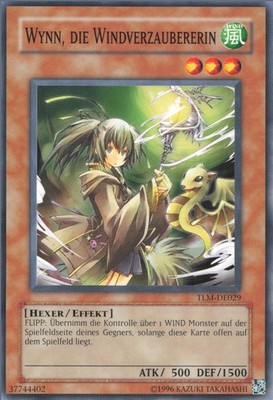 YuGiOh Wynn, die Windverzaubererin TLM-DE029 Common Good 1st