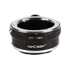 K F Concept High Precision Lens Adapter Mount,C/Y-NEX with Tripod Connector