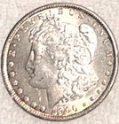 1900 O Morgan Very nice AU New Orleans coin bright shiny free ship Sigma test++
