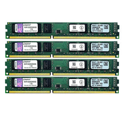 32GB (4x8GB) DDR3 KVR1333D3N9/8G Kingston PC RAM