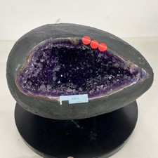 14.52lb Natural Amethyst Geode Quartz Cluster Crystal Specimen Healing