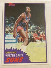1981-82 Topps #33 Walter Davis Phoenix Suns EX-plus