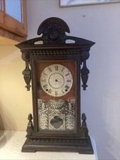 Seth Thomas Wooden Pendulum Mantel Clock Parts/Restore (447)