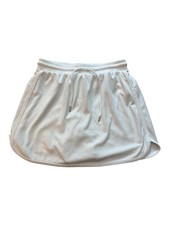 Hanna Andersson Girls White Tennis Skort Sz 12 150cm Active Skirt Shorts EUC 14"