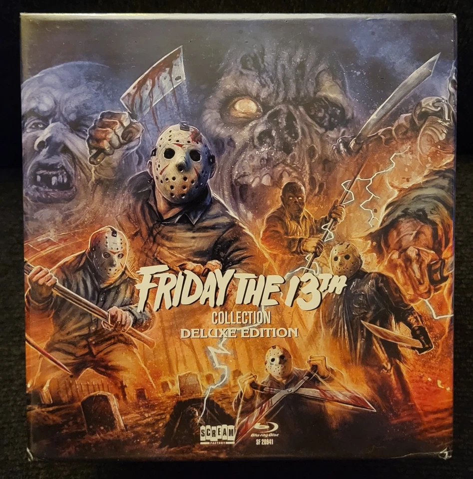 Friday the 13th Collection Deluxe Edition Blu-ray (2020) 16-Disc Set OOP - Image 2 of 4