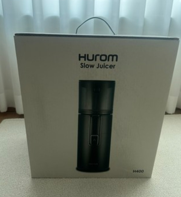 Hurom H400 Simply Slow Juicer | Matte Black | AC 220V 60Hz