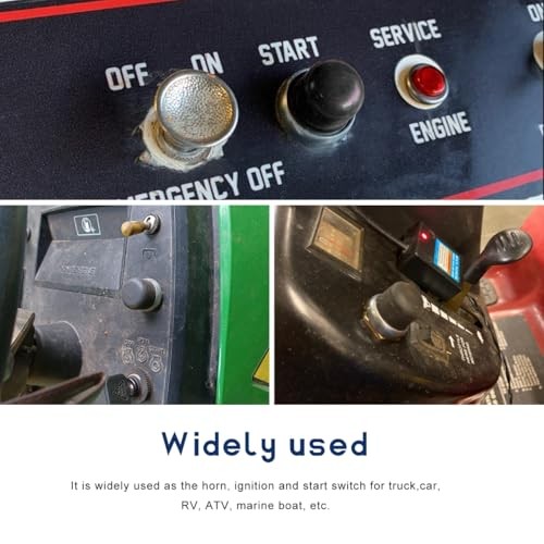 Push Button Starter Switch, 12V 50A Waterproof Push Button Momentary Start 1 PC - Picture 7 of 7