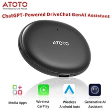 Android AI Box GenAI Assistant DriveChat Dual Wi-Fi 2BT Wireless CarPlay Adapter