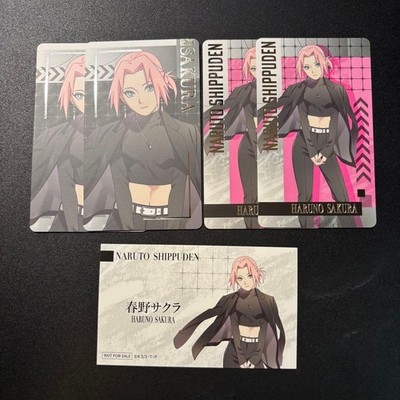 Sakura Formal Naruto Visual Collection Unused Japan Anime Card Sheet